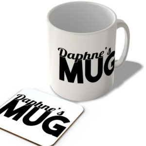 Daphne's Mug - Name Mug and Coaster Set