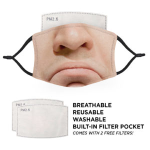 Male Face Collection - Face Masks - 2 Filters Included