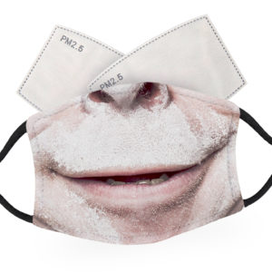 Creepy Smile Male Face - Child Face Masks - 2 Filters Included